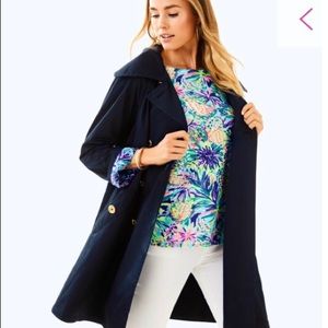 Lilly Pulitzer Trench Coat
